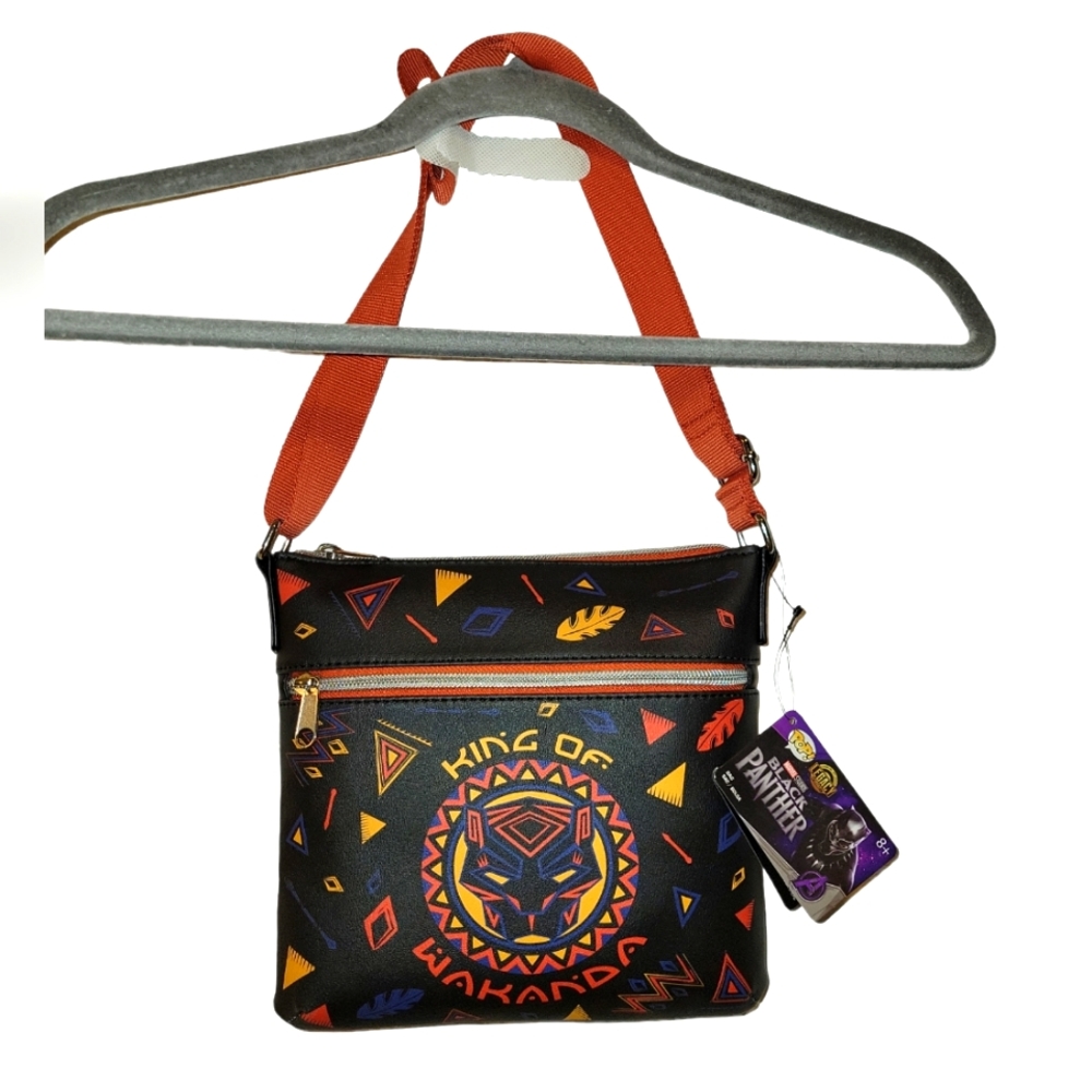 Funko Pop, NWT, Purse, Marvel, Black Panther, King of Wakanda, Long Shoulder Str - Picture 1 of 3